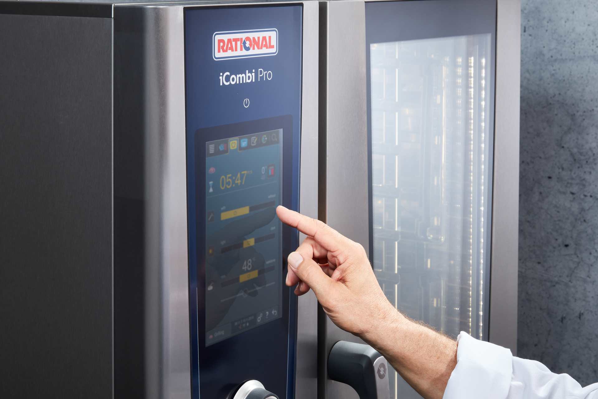 panel táctil inteligente del horno Rational